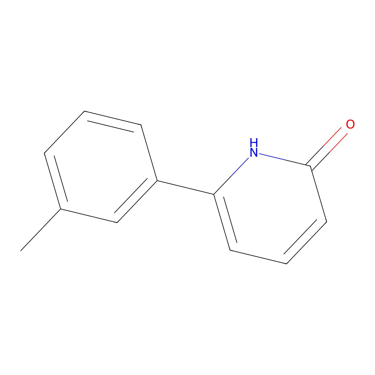 2-Hydroxy-6-(3-methylphenyl)pyridine molecular structure, CAS 1111111-11-5