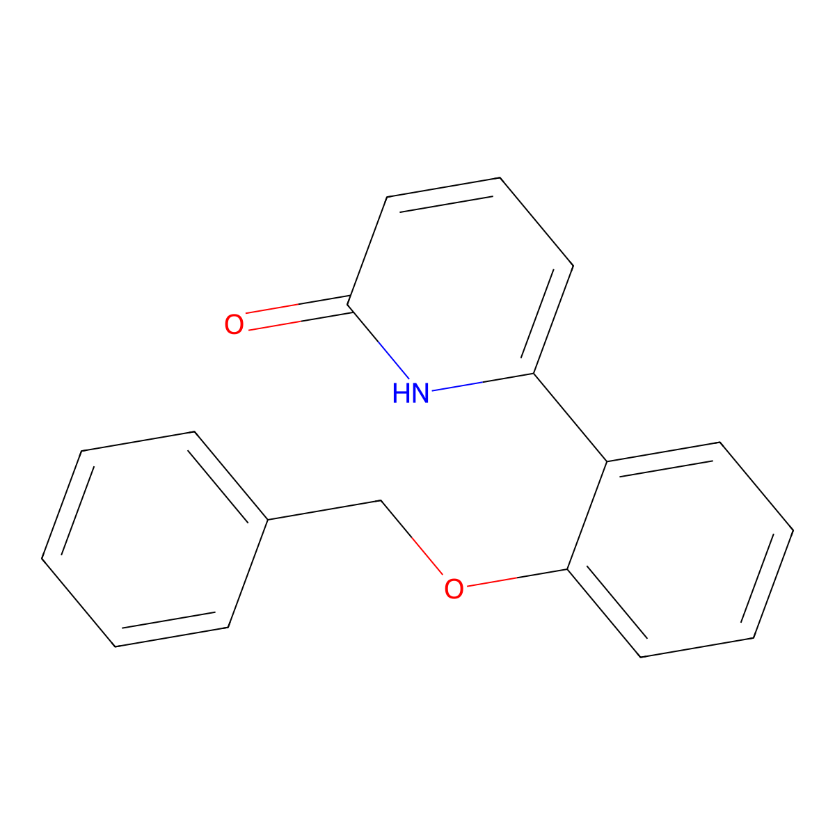 6-(2-Benzyloxyphenyl)-2-hydroxypyridine molecular structure, CAS 1111111-20-6