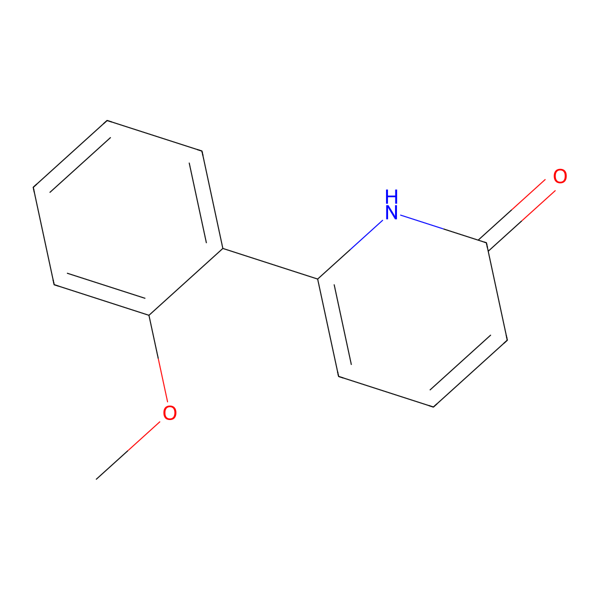 2-Hydroxy-6-(2-methoxyphenyl)pyridine molecular structure, CAS 1111114-62-5
