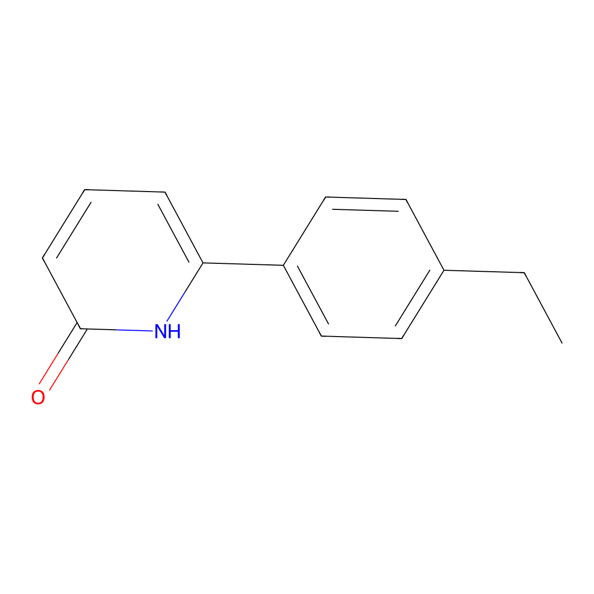 2-Hydroxy-6-(4-ethylphenyl)pyridine molecular structure, CAS 1111114-74-9