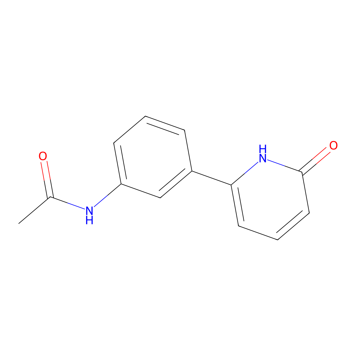 6-(3-Acetylaminophenyl)-2-hydroxypyridine molecular structure, CAS 1111114-89-6