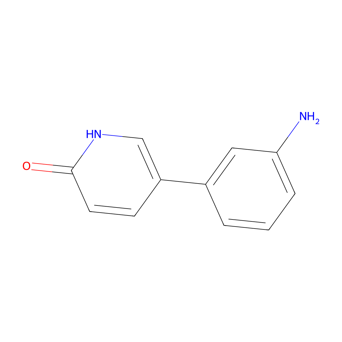 5-(3-Aminophenyl)pyridin-2-ol molecular structure, CAS 1111115-30-0