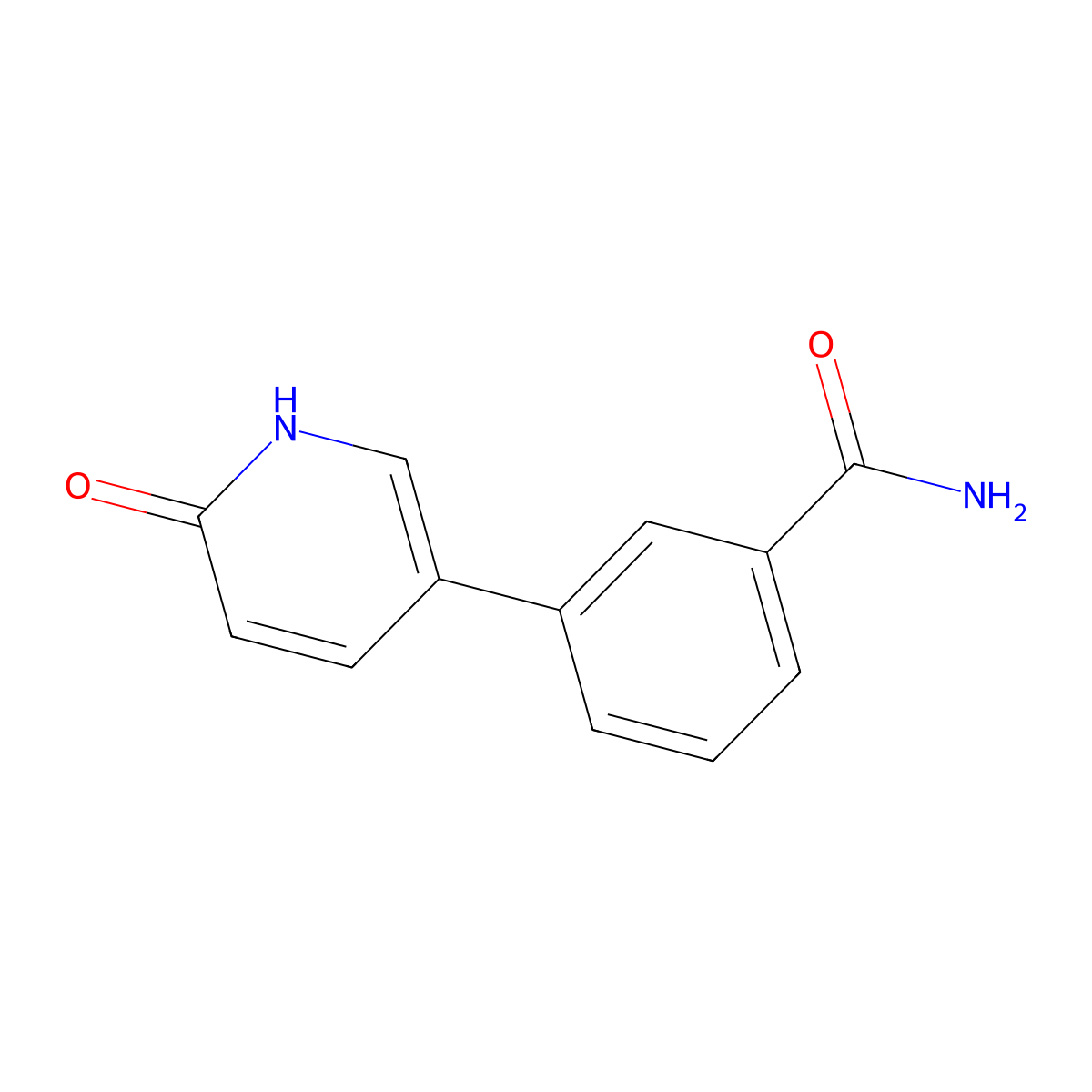 5-(3-Aminocarbonylphenyl)-2-hydroxypyridine molecular structure, CAS 1111115-45-7