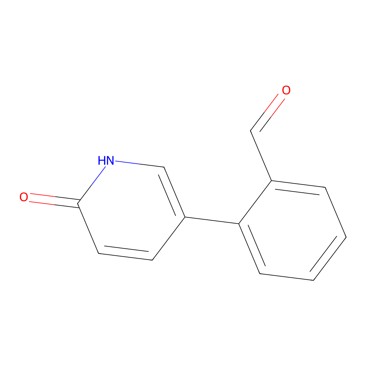5-(2-Formylphenyl)-2-hydroxypyridine molecular structure, CAS 1111115-70-8
