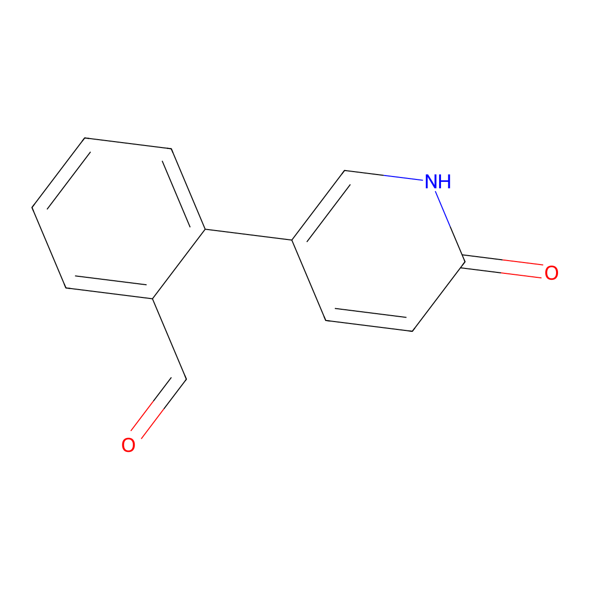 5-(2-Formylphenyl)-2-hydroxypyridine molecular structure, CAS 1111115-70-8