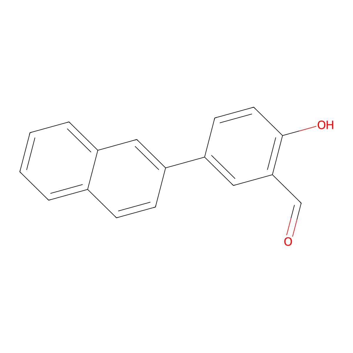 2-Hydroxy-5-(naphthalen-2-yl)benzaldehyde molecular structure, CAS 1111120-37-6