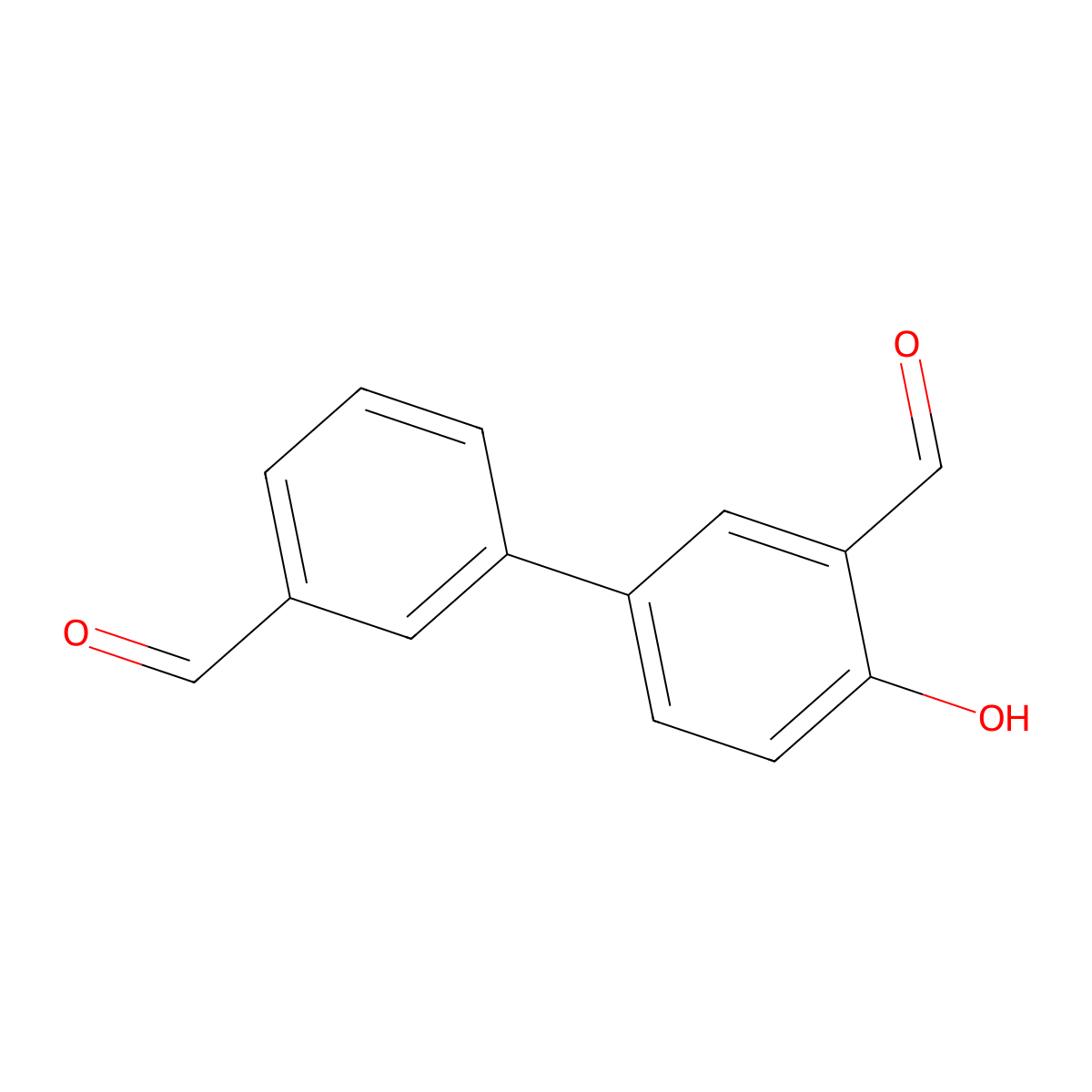4-(3-Formylphenyl)-2-formylphenol molecular structure, CAS 1111132-35-4