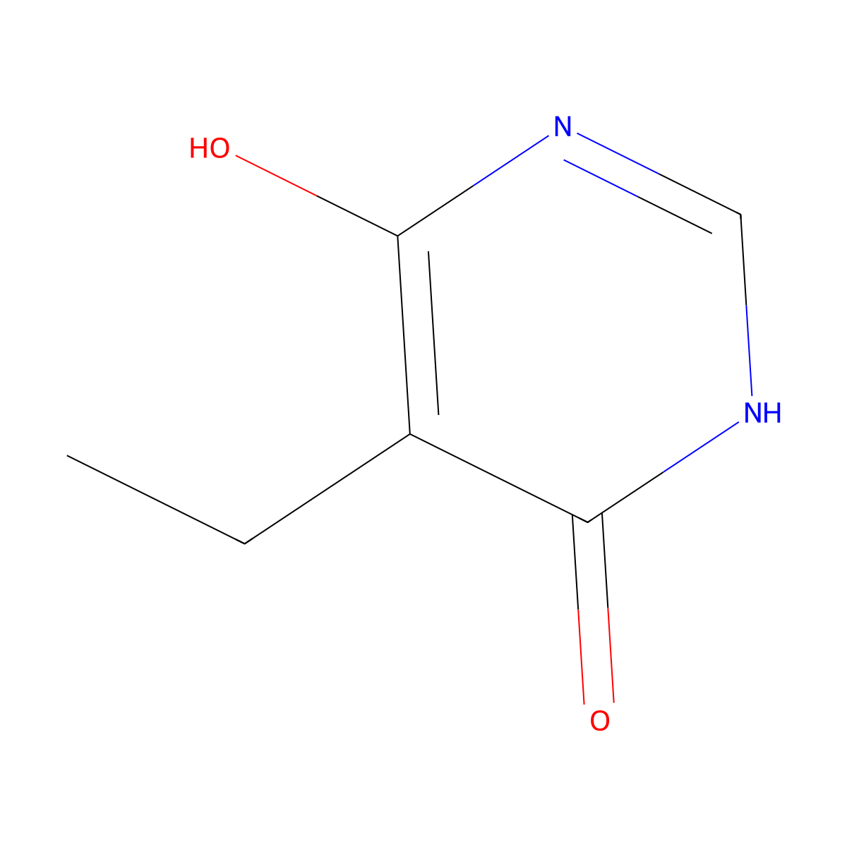 4,6-Dihydroxy-5-ethylpyrimidine molecular structure, CAS 111129-64-7