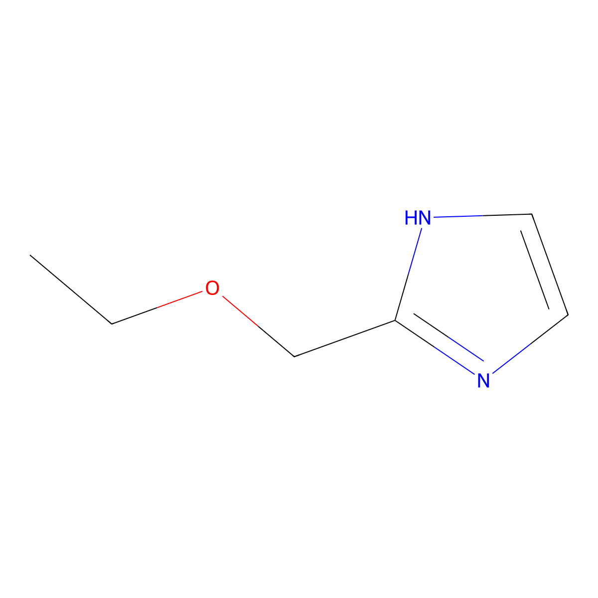 2-(ethoxymethyl)-1H-imidazole molecular structure, CAS 111131-55-6