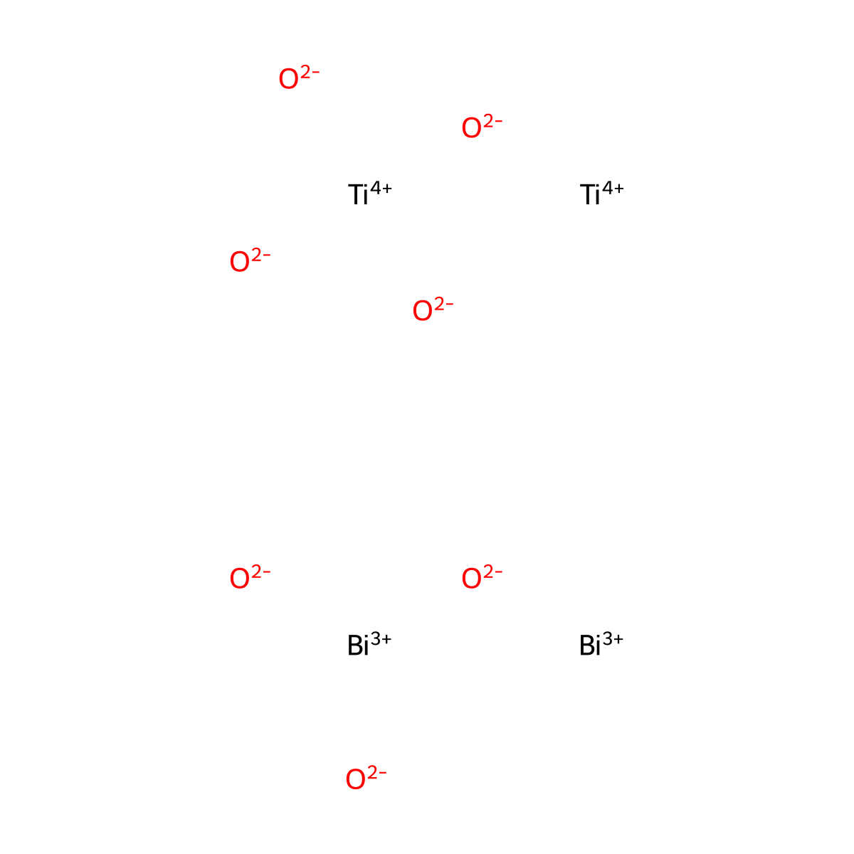 Bismuth titanium oxide (Bi2Ti2O7) molecular structure, CAS 11115-71-2