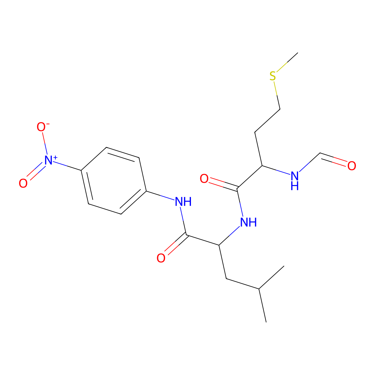 For-Met-Leu-pNA molecular structure, CAS 111150-07-3