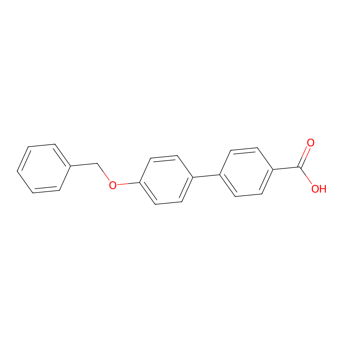 4'-(Benzyloxy)[1,1'-biphenyl]-4-carboxylic acid molecular structure, CAS 111153-16-3