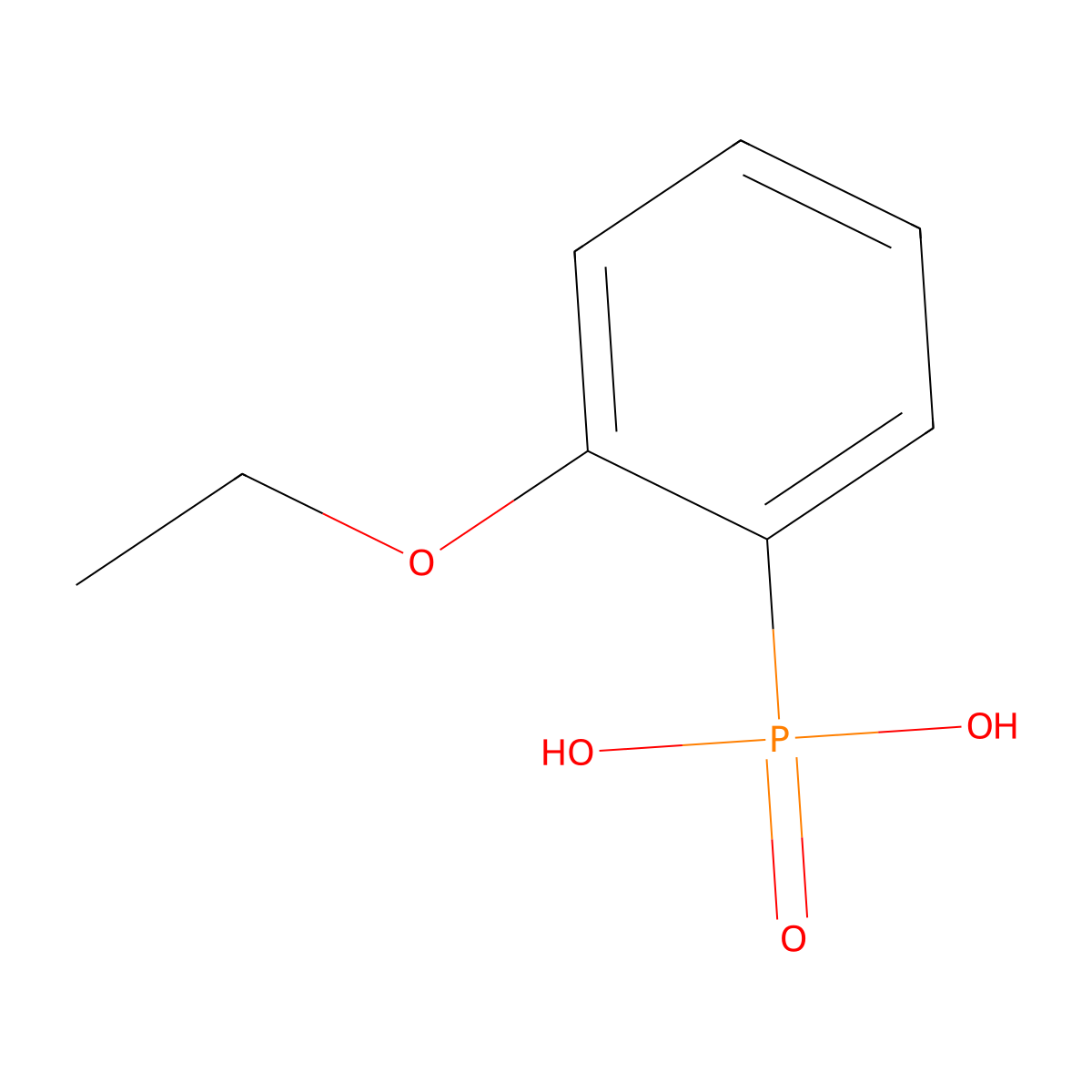 (2-Ethoxyphenyl)phosphonic acid molecular structure, CAS 111192-83-7