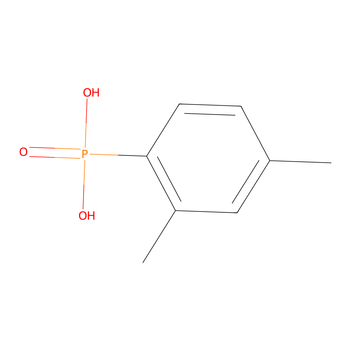 (2,4-dimethylphenyl)phosphonic Acid molecular structure, CAS 111192-85-9