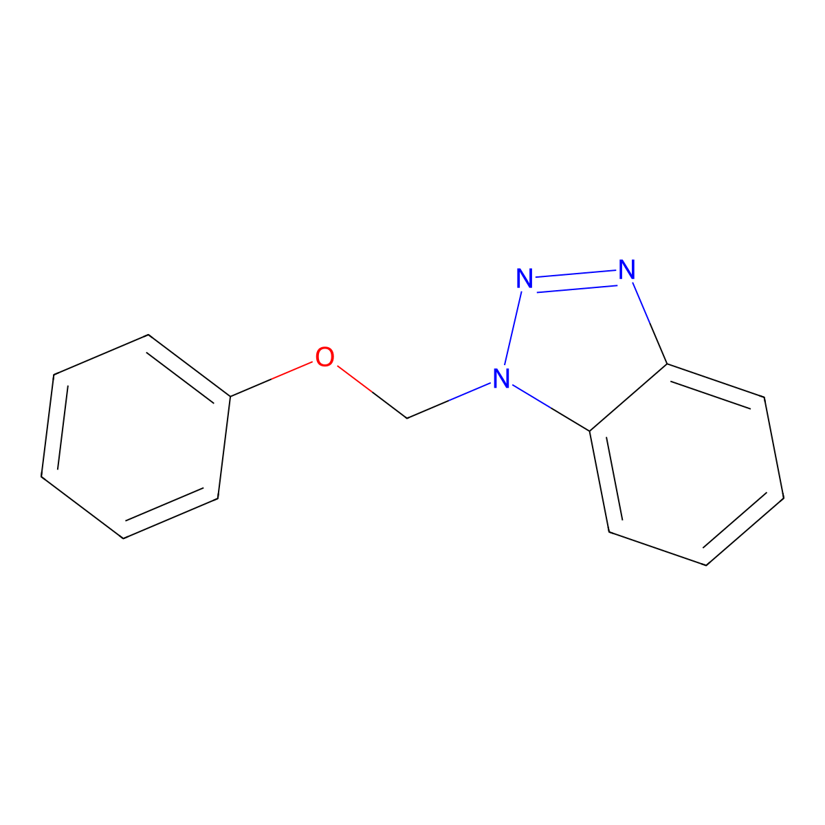 1-(Phenoxymethyl)-1H-benzotriazole molecular structure, CAS 111198-02-8