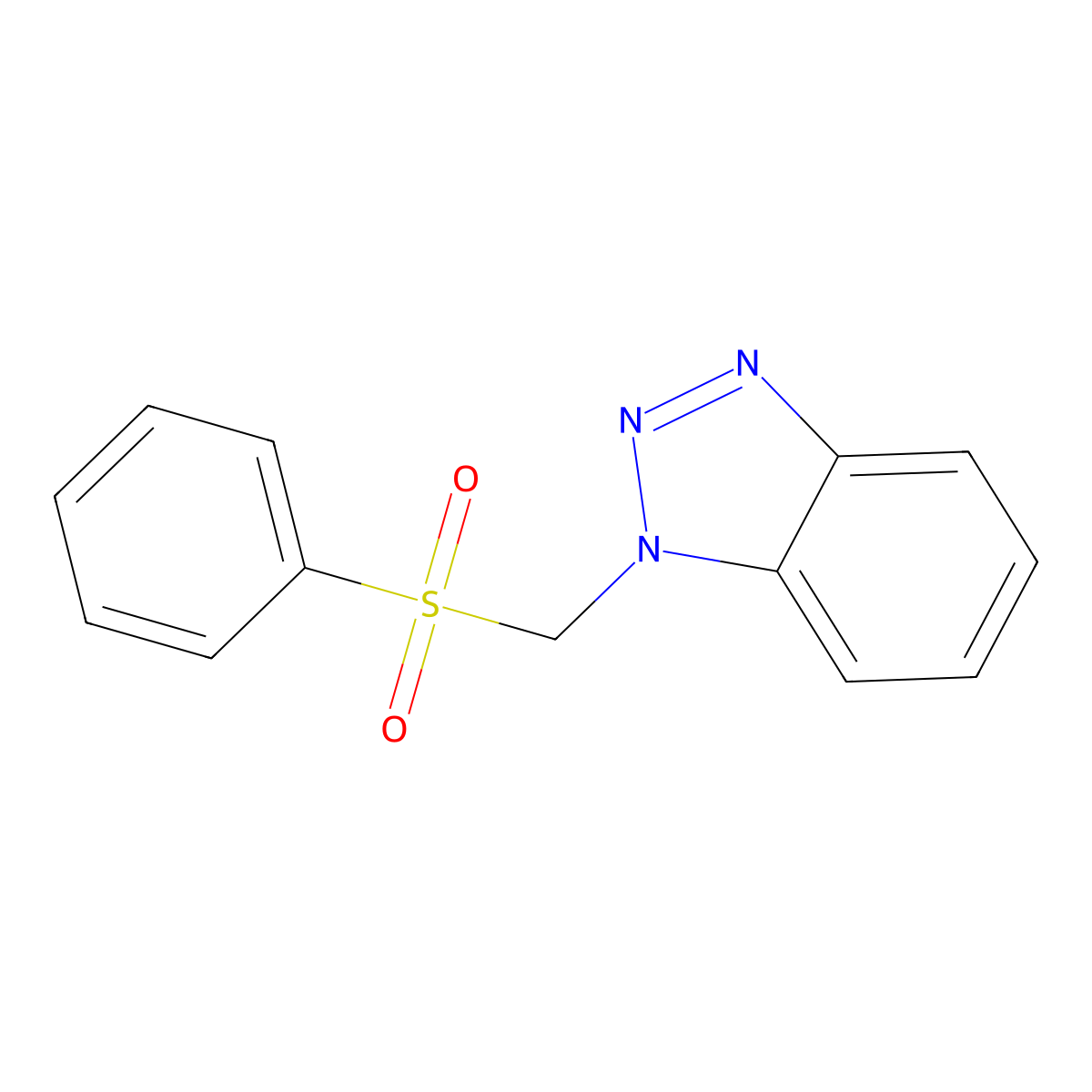 1-[(Benzenesulfonyl)methyl]-1H-1,2,3-benzotriazole molecular structure, CAS 111198-05-1