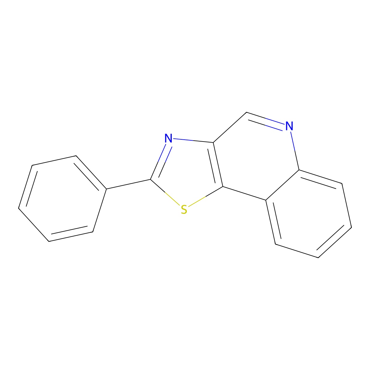 Thiazolo[4,5-c]quinoline, 2-phenyl- molecular structure, CAS 111199-34-9