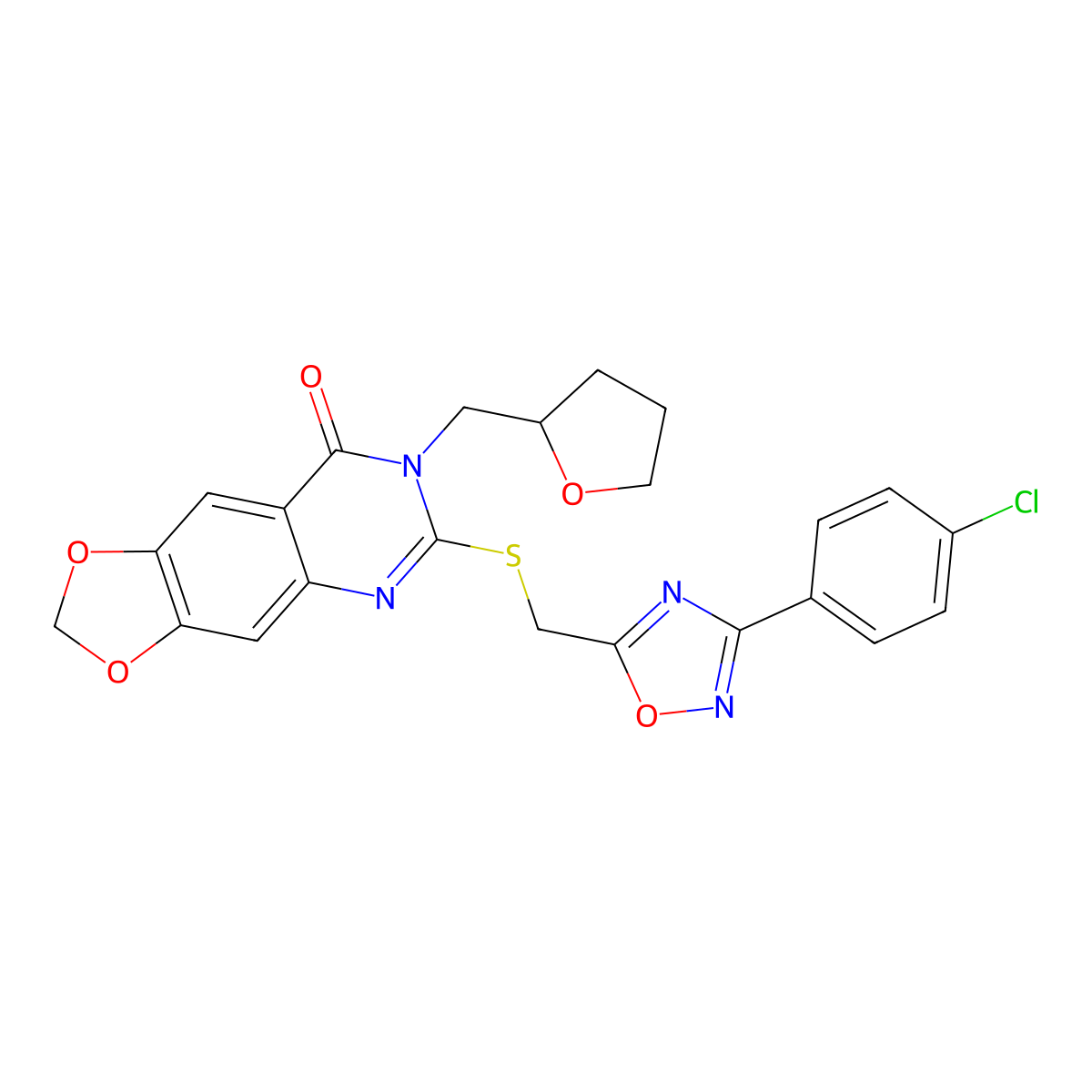 N-(2-furylmethyl)-5-[4-(morpholin-4-ylsulfonyl)phenyl]-1,3,4-oxadiazole-2-carboxamide molecular structure, CAS 1111993-77-1