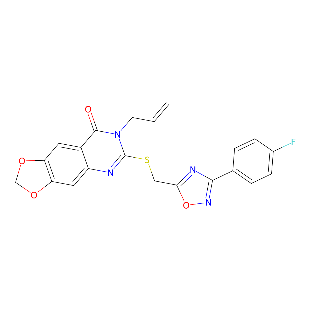 2-{[3-(3-fluorophenyl)-6-methylisoxazolo[5,4-d]pyrimidin-4-yl]oxy}-N-mesitylacetamide molecular structure, CAS 1112013-49-6