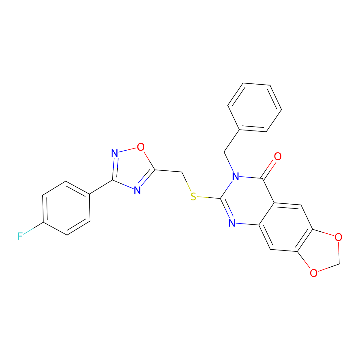 3-(2-chloro-4-fluorobenzyl)-1-methyl-7-pyridin-3-ylpyrimido[4,5-d]pyrimidine-2,4(1H,3H)-dione molecular structure, CAS 1112026-00-2