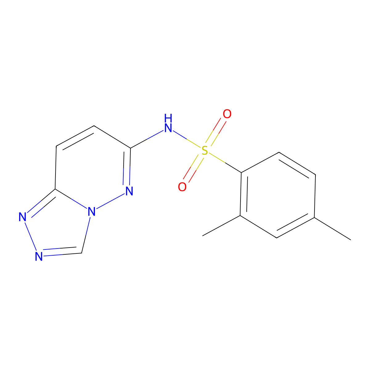 2,4-dimethyl-N-[1,2,4]triazolo[4,3-b]pyridazin-6-ylbenzenesulfonamide molecular structure, CAS 1112032-88-8