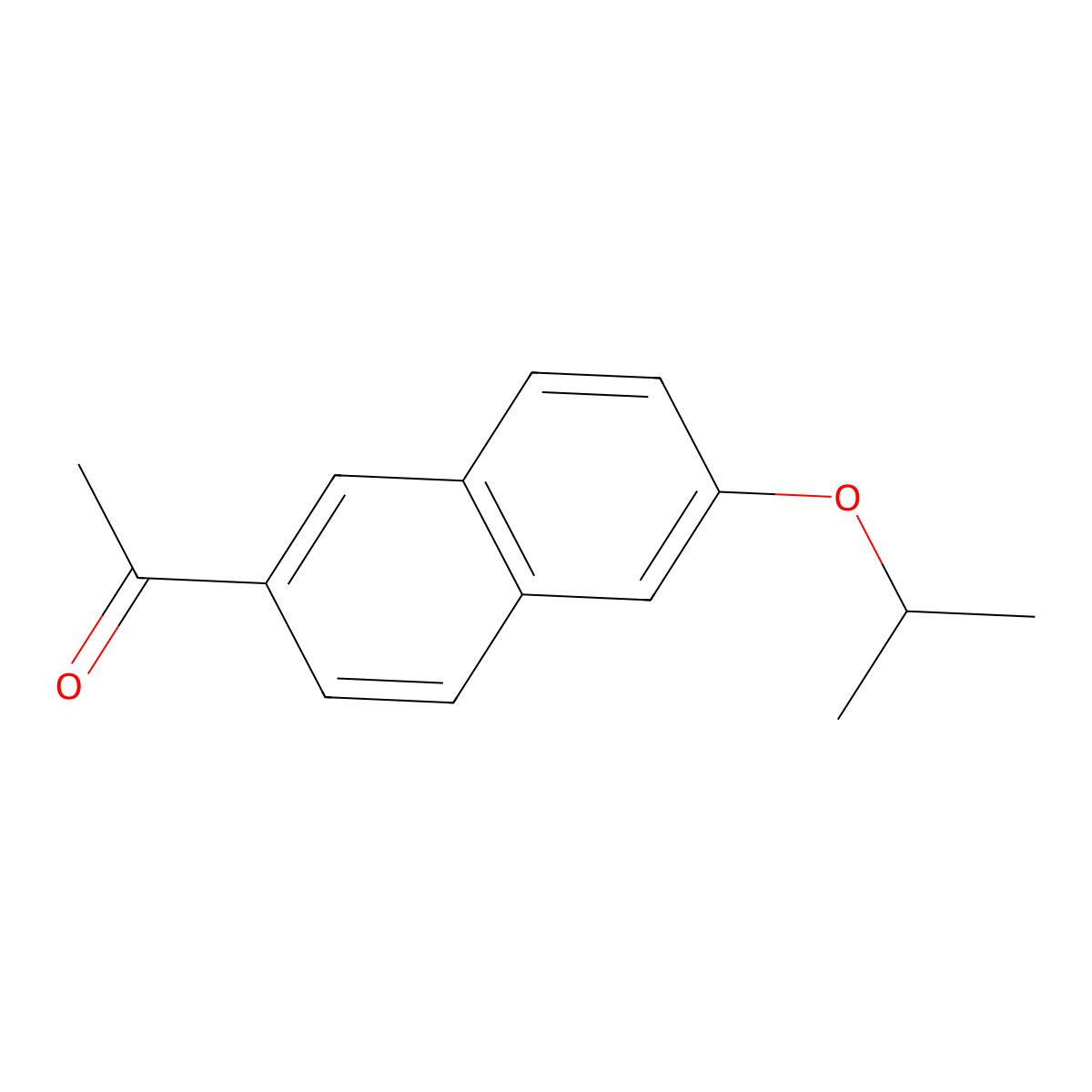 1-[6-(1-Methylethoxy)-2-naphthalenyl]ethanone molecular structure, CAS 111204-90-1
