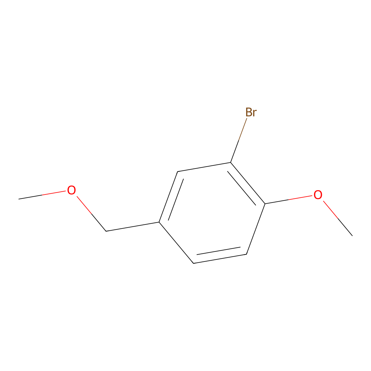 2-Bromo-1-methoxy-4-(methoxymethyl)benzene molecular structure, CAS 111210-24-3