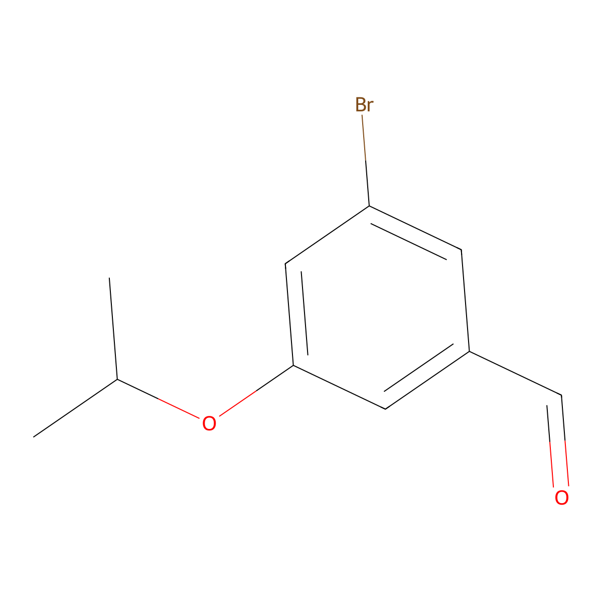 3-Bromo-5-isopropoxybenzaldehyde molecular structure, CAS 1112210-83-9