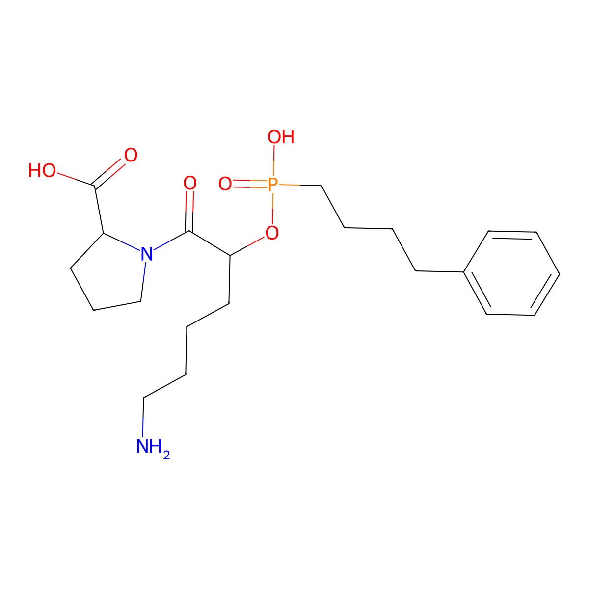 Ceronapril molecular structure, CAS 111223-26-8