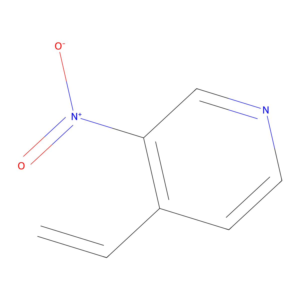4-Ethenyl-3-nitropyridine molecular structure, CAS 1112240-83-1