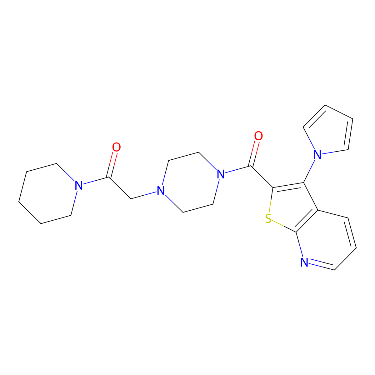 1-[4-(acetylamino)benzoyl]-N-cyclopropylpiperidine-4-carboxamide molecular structure, CAS 1112279-79-4