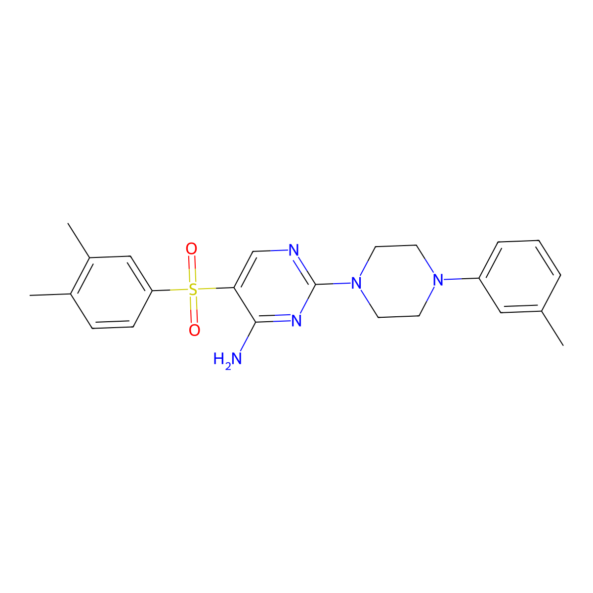 1-Cyclohexyl-4-{[5-(3-oxo-3-pyrrolidin-1-ylpropyl)-2-thienyl]carbonyl}piperazine molecular structure, CAS 1112306-41-8
