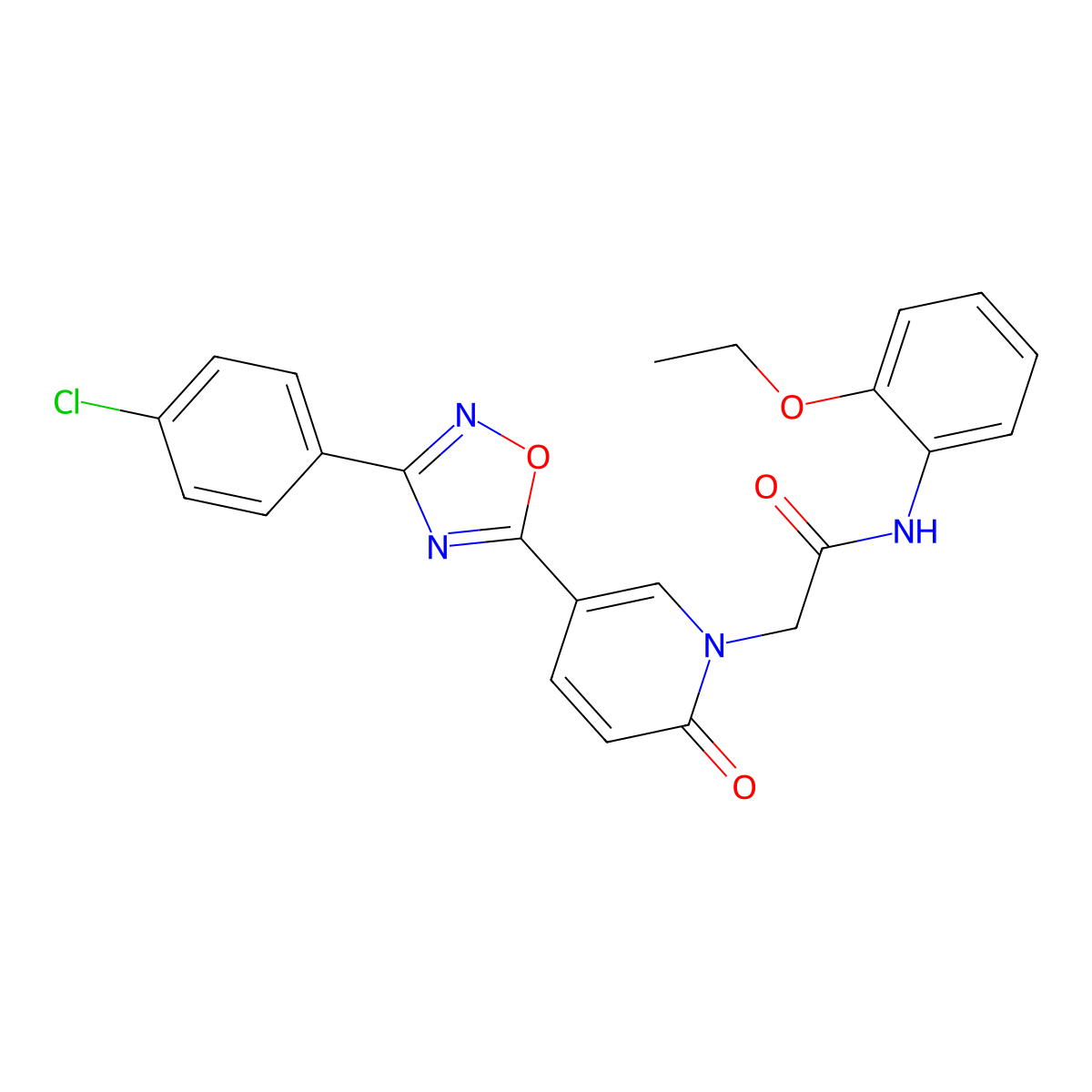 2-[3-isopropyl-6-(5-methyl-1,2,4-oxadiazol-3-yl)-2-oxo-2,3-dihydro-1H-benzimidazol-1-yl]-N-(2-phenylpropyl)acetamide molecular structure, CAS 1112313-77-5