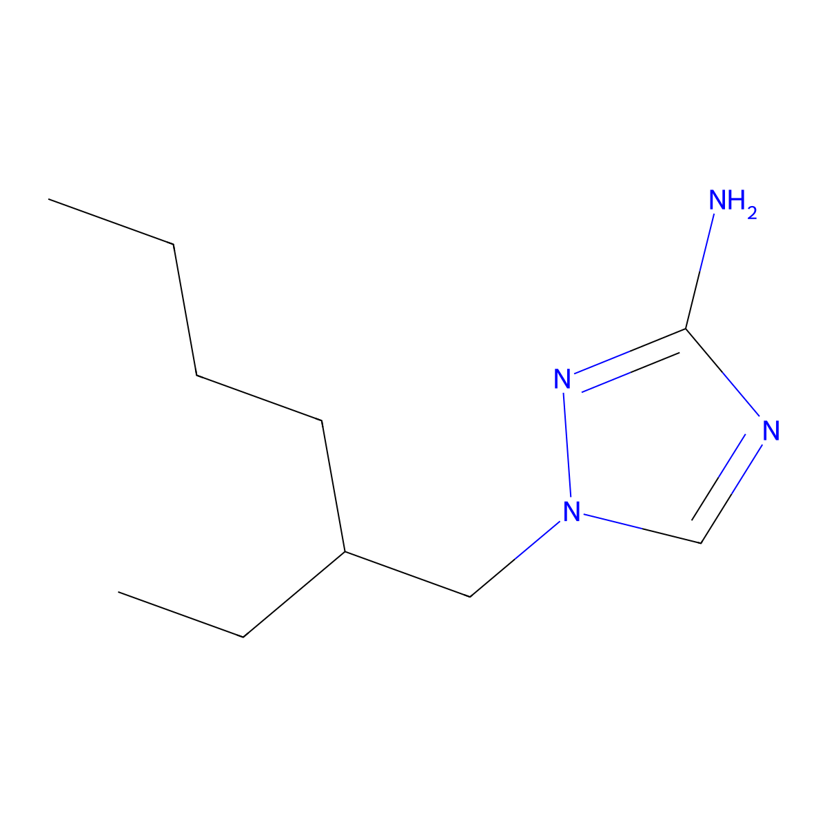 1-(2-ethylhexyl)-1H-1,2,4-Triazol-3-amine molecular structure, CAS 1112366-14-9