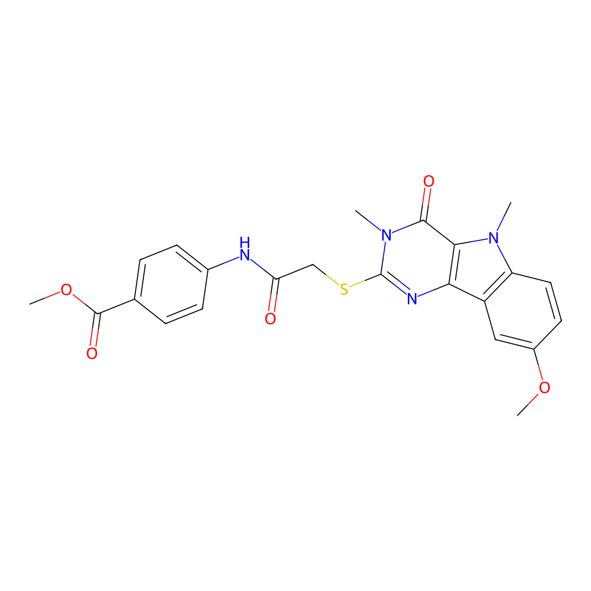 N-[4-(dimethylamino)benzyl]-1,5-dimethyl-4-oxo-4,5-dihydro-1H-pyrrolo[3,2-c]pyridine-2-carboxamide molecular structure, CAS 1112375-13-9