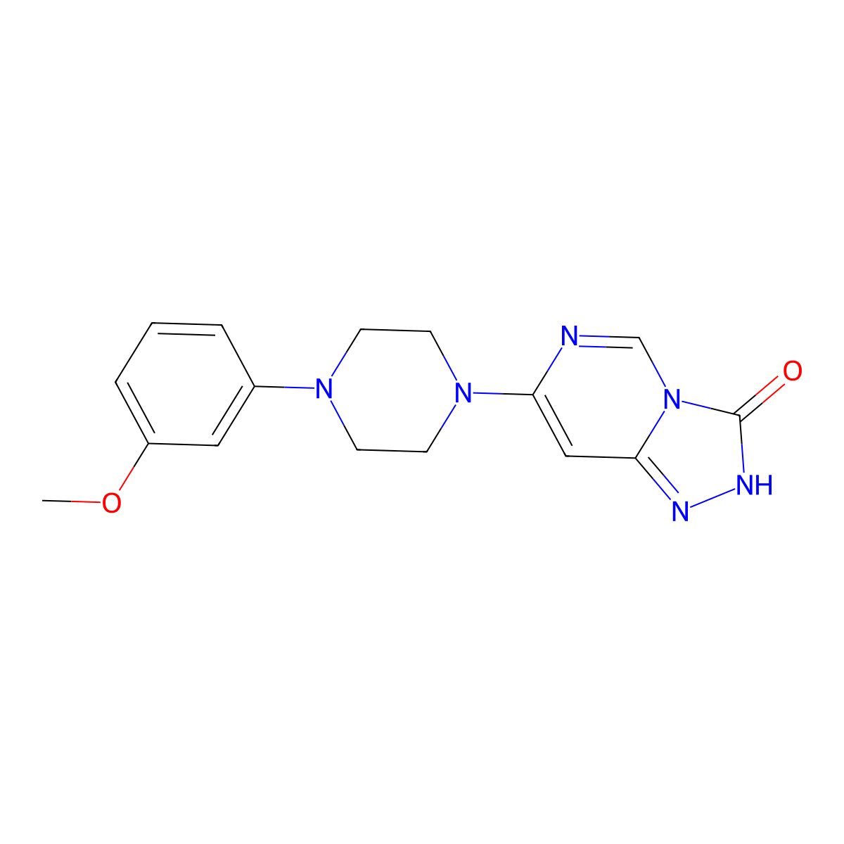 7-[4-(3-methoxyphenyl)piperazin-1-yl][1,2,4]triazolo[4,3-c]pyrimidin-3(2H)-one molecular structure, CAS 1112383-83-1