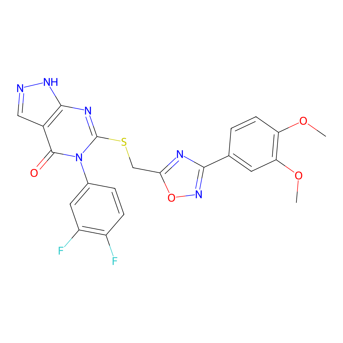 N'-1,3-benzodioxol-5-yl-N-methyl-N-{[1-methyl-5-(pyrrolidin-1-ylcarbonyl)-1H-benzimidazol-2-yl]methyl}urea molecular structure, CAS 1112407-49-4