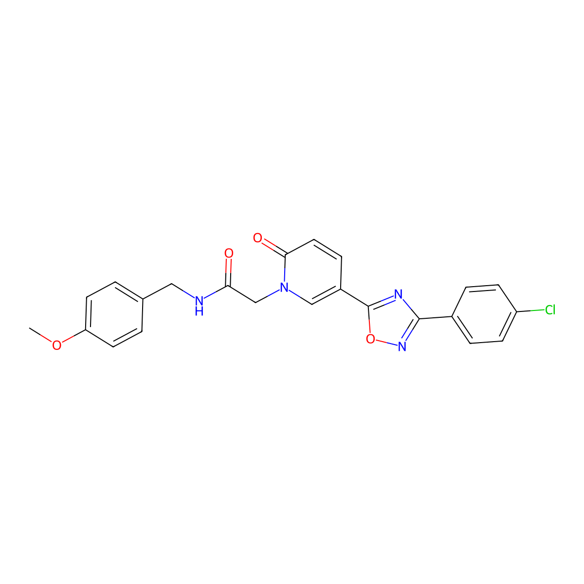 5-(4-methylphenyl)-N-[4-(methylthio)benzyl]nicotinamide molecular structure, CAS 1112419-54-1