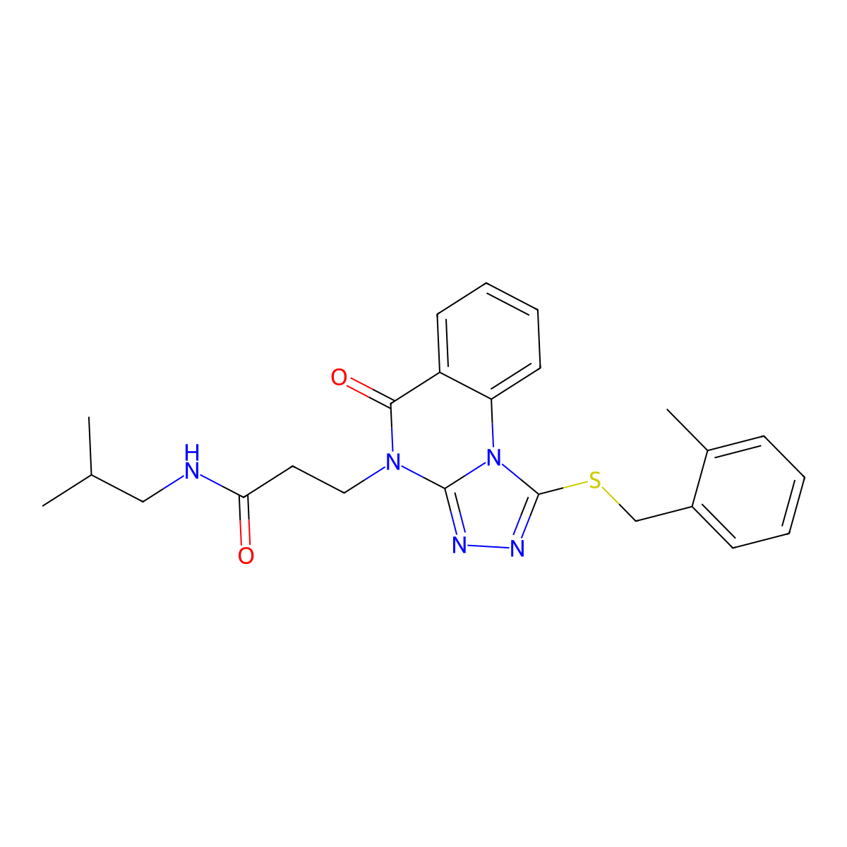 N-(cyclohexylmethyl)-6-[(2-methylbenzoyl)amino]chromane-3-carboxamide molecular structure, CAS 1112434-69-1