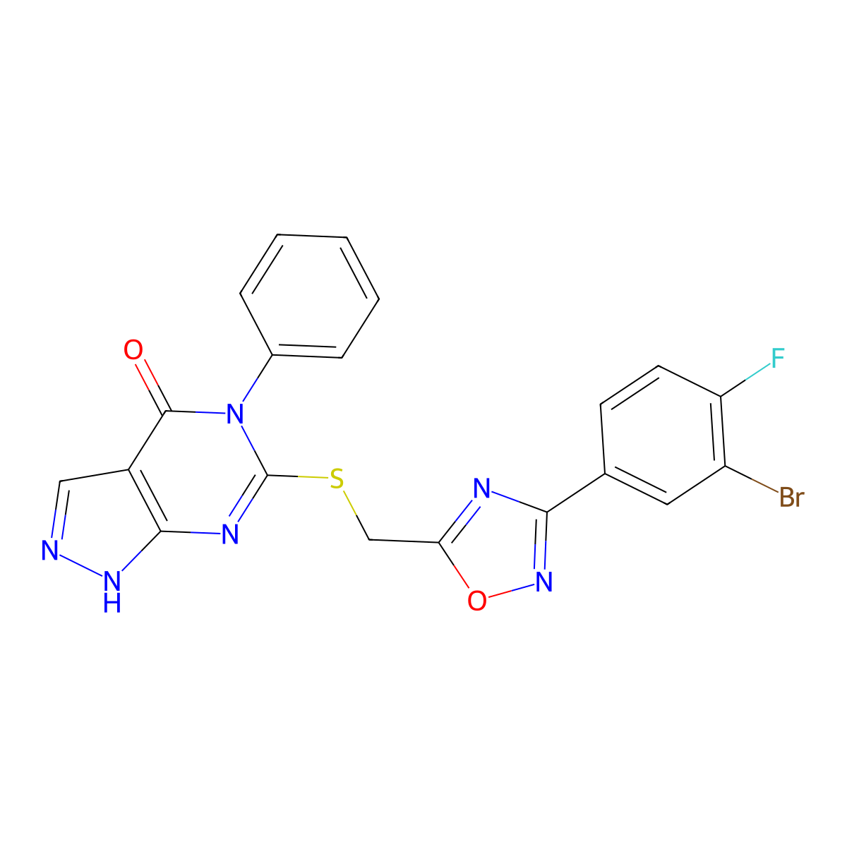 1-(6-{2-[(4-fluorophenyl)amino]-2-oxoethyl}-7-oxo-6,7-dihydro[1,3]thiazolo[4,5-d]pyrimidin-2-yl)-N-propylpiperidine-3-carboxamide molecular structure, CAS 1112437-20-3