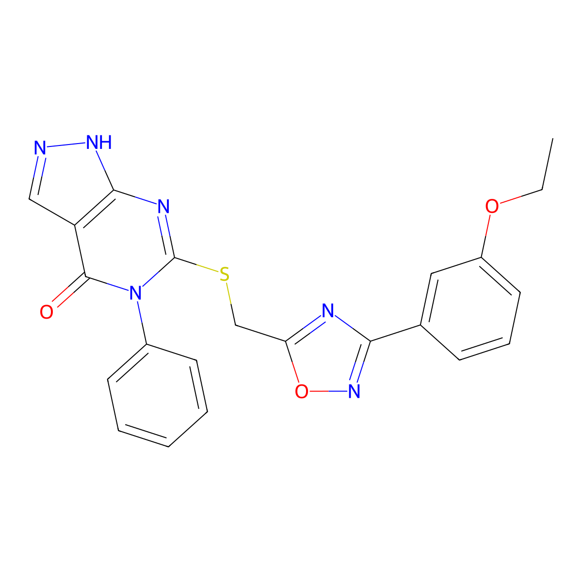 2-({2-[4-(4-Methylphenyl)piperazin-1-yl]-2-oxoethyl}thio)-3-[(4-methylphenyl)thio]pyrazine molecular structure, CAS 1112437-21-4