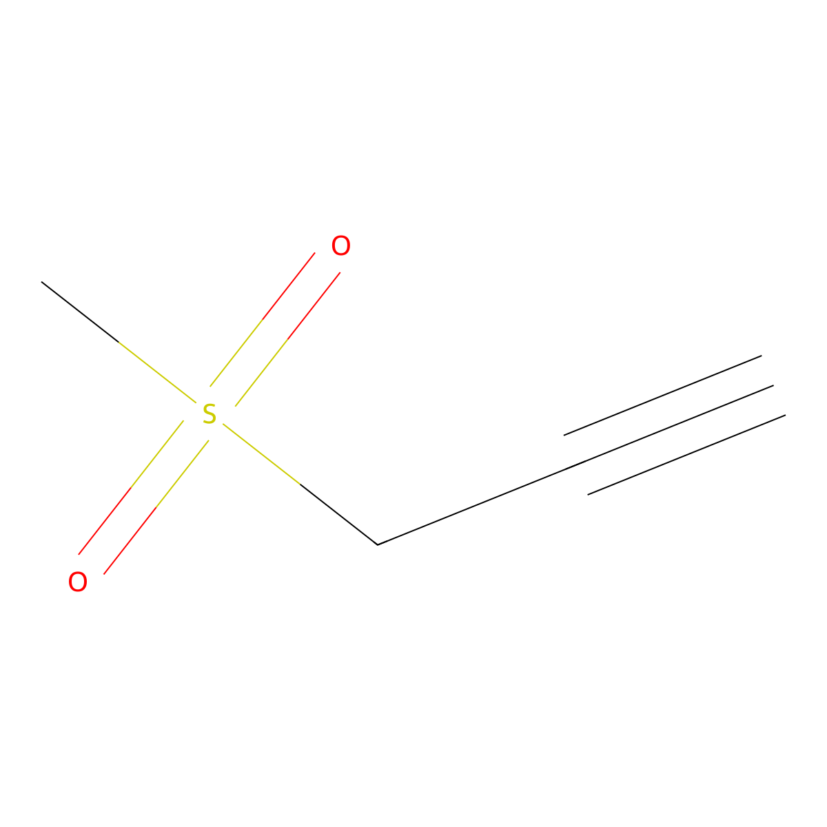 3-(Methylsulfonyl)-1-propyne molecular structure, CAS 111247-76-8