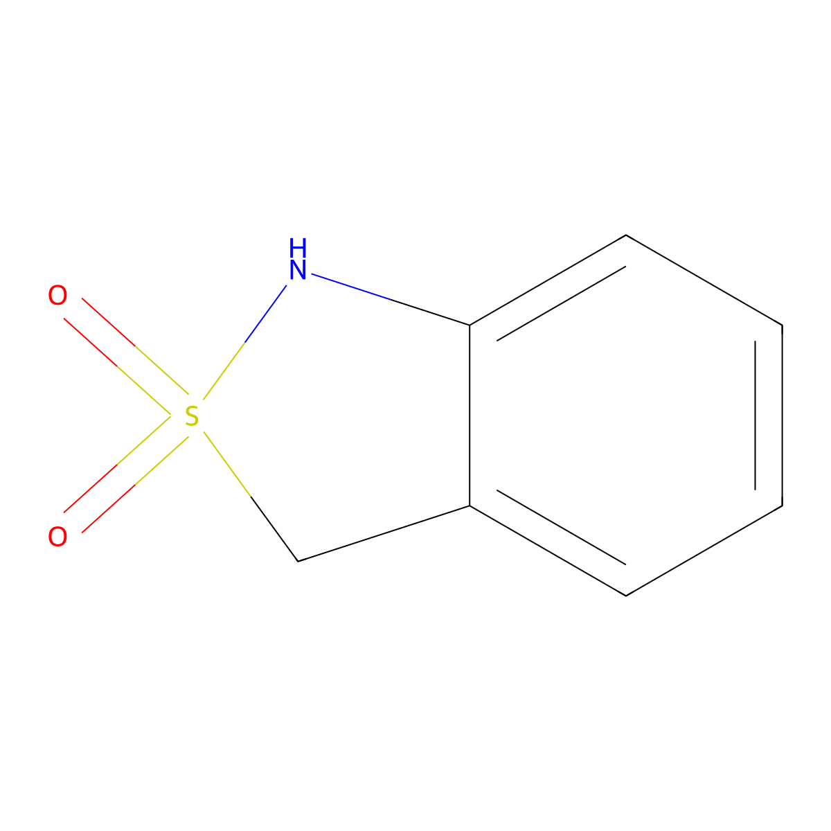 1,3-Dihydro-2,1-benzisothiazole 2,2-dioxide molecular structure, CAS 111248-89-6