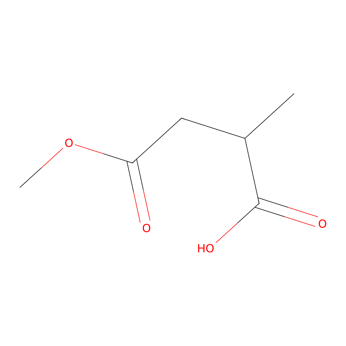 (S)-4-Methoxy-2-methyl-4-oxobutanoic acid molecular structure, CAS 111266-27-4