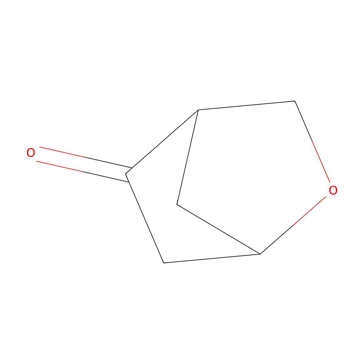 2-Oxabicyclo[2.2.1]heptan-5-one molecular structure, CAS 111292-40-1