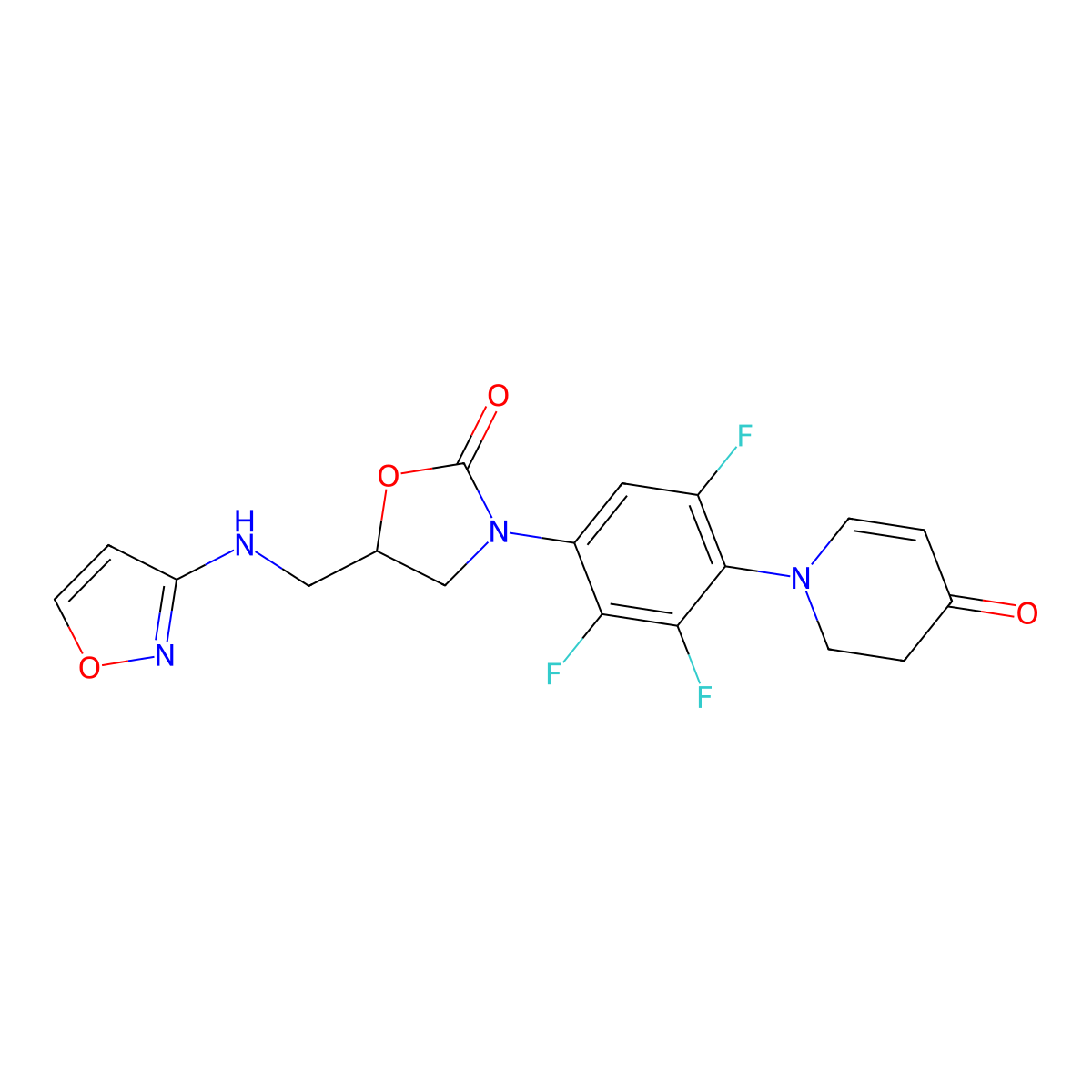 Contezolid molecular structure, CAS 1112968-42-9