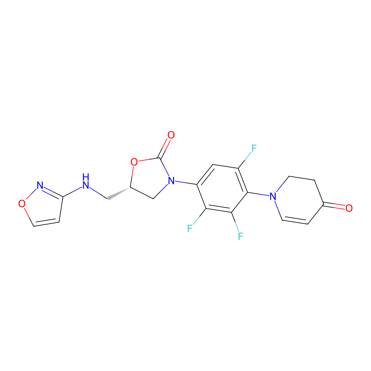 Contezolid molecular structure, CAS 1112968-42-9
