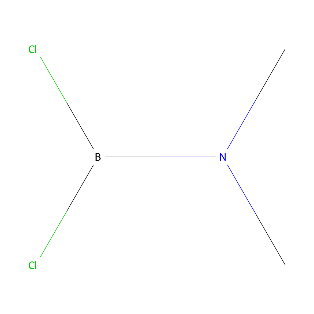 Dimethyl (dichloroboryl)amine molecular structure, CAS 1113-31-1