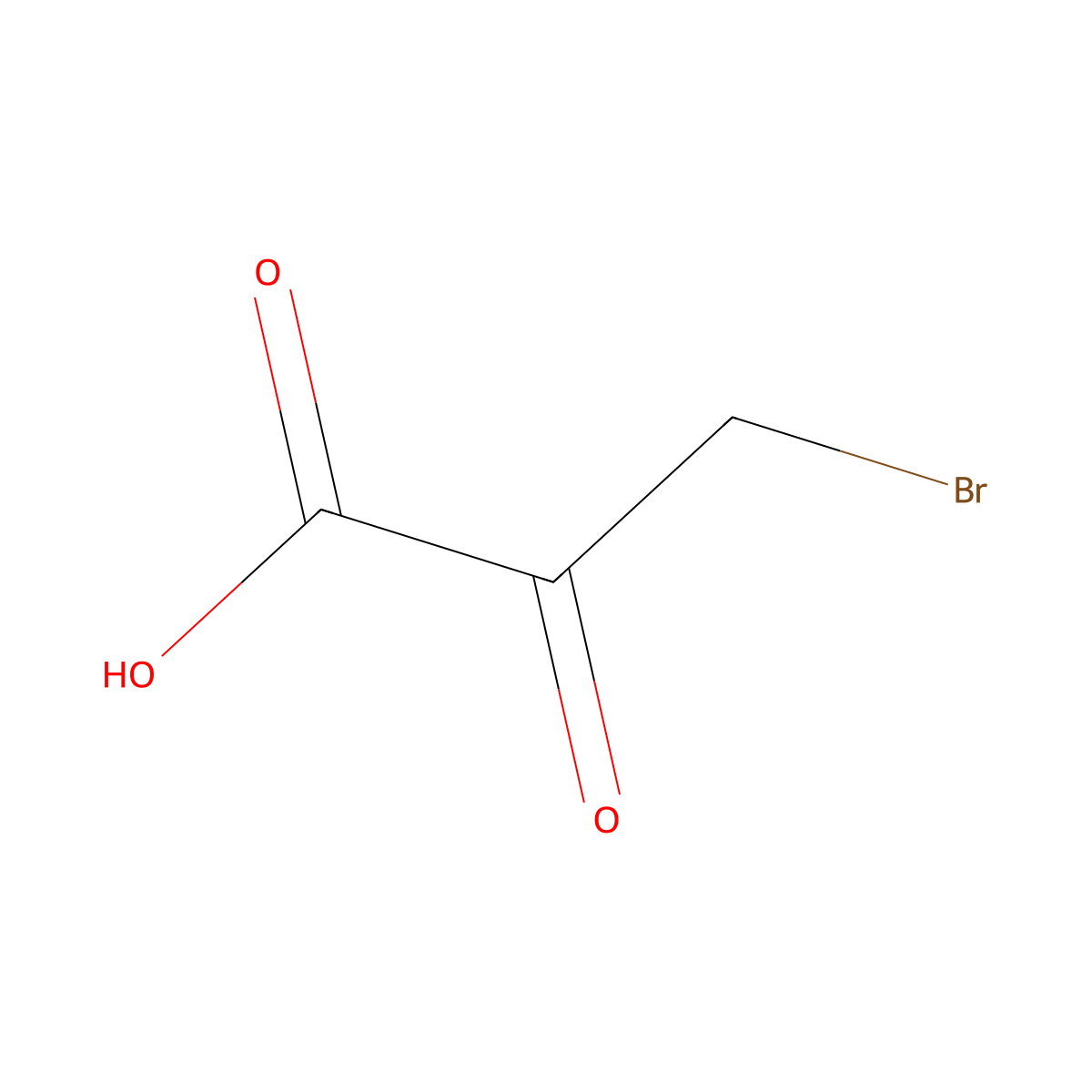 Bromopyruvic Acid molecular structure, CAS 1113-59-3