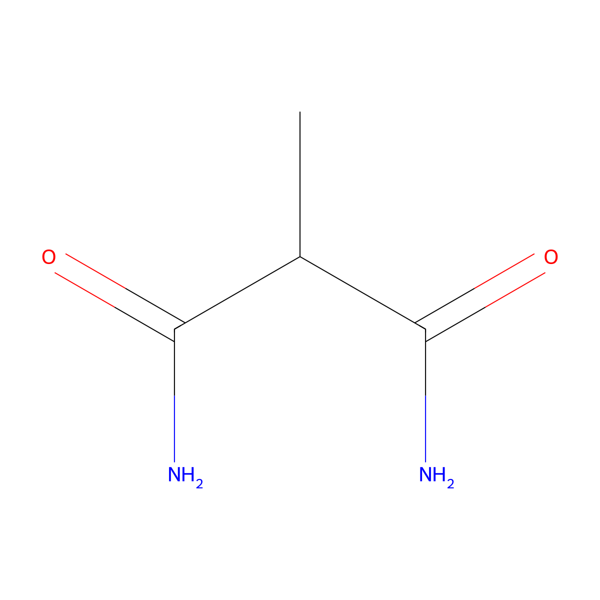 2-Methylmalonamide molecular structure, CAS 1113-63-9